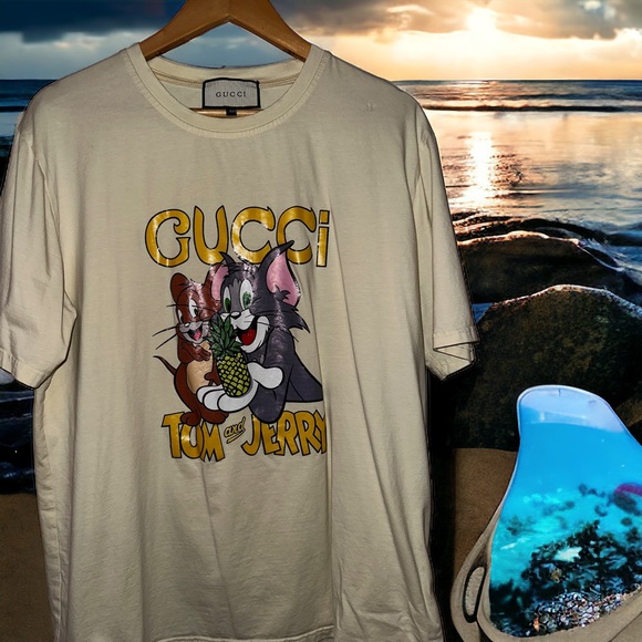 Gucci Other - (SOLD) GUCCI’ Tom and Jerry Men’s T-Shirt. Size XXL NWOT